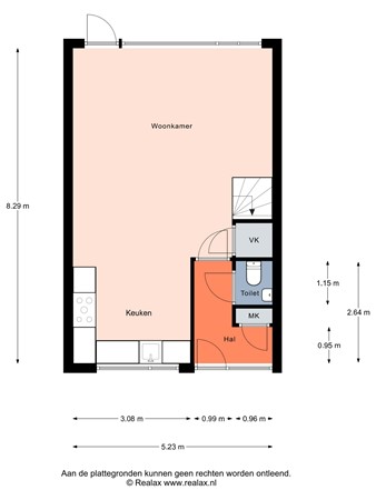 Floorplan - Bizetstraat 29, 3752 WE Bunschoten-Spakenburg